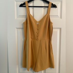 Yellow romper. From Aritzia, LITTLE MOON label. Worn only a few times.